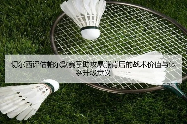 切尔西评估帕尔默赛季助攻暴涨背后的战术价值与体系升级意义